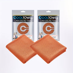 2pcs Cooling Towel for Sports Yoga Beach Camping Gym Soft Absorbent 35 4 x 11 8