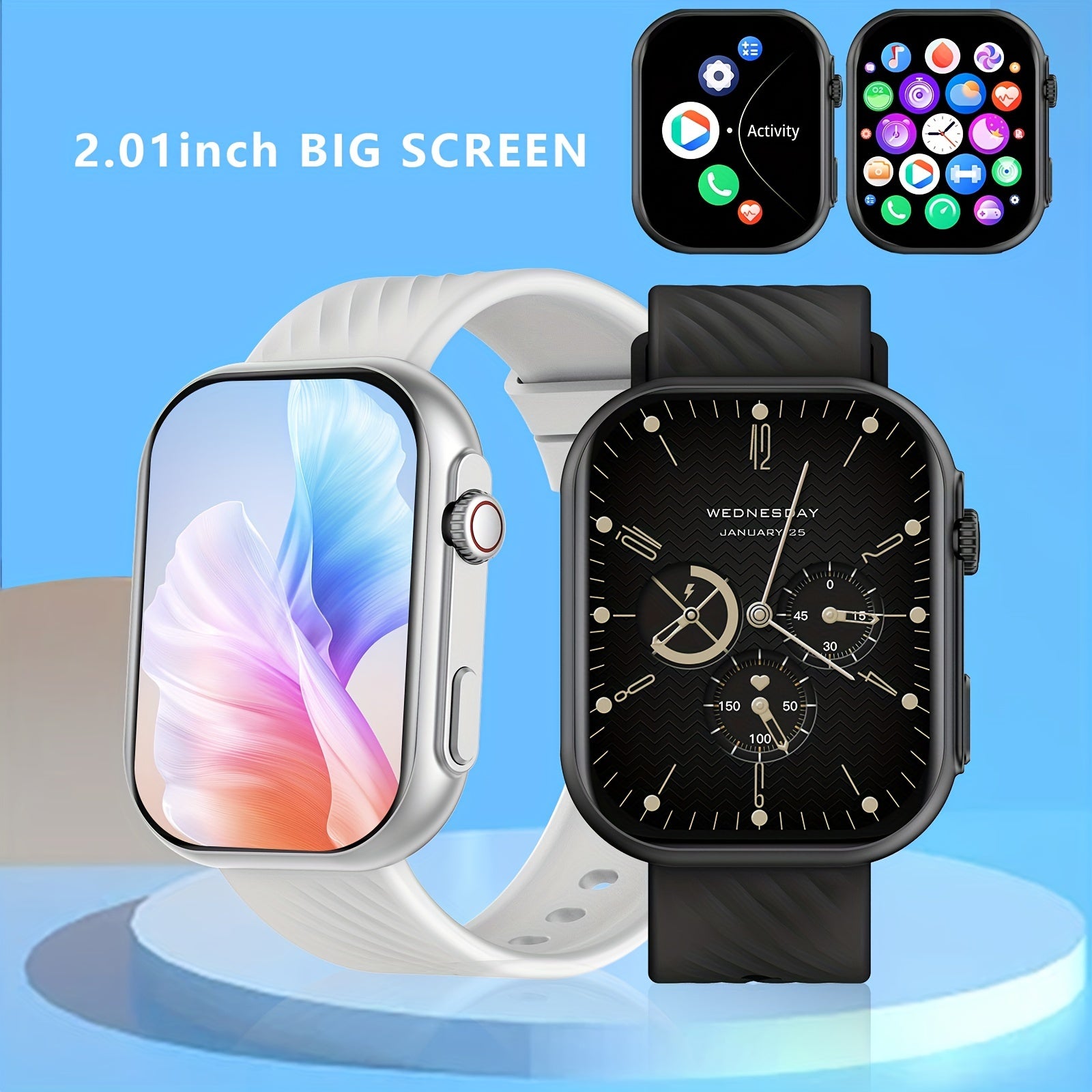 HD Large Screen Smart Watch for Sports