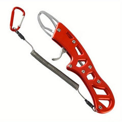 Stainless Steel Fishing Tools Kit Carabiner Spring Rope Fish Lip Gripper