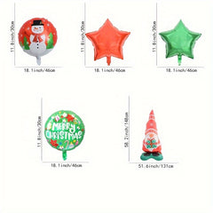 Standing Christmas Elf Grandpa Balloon for Family Reunion