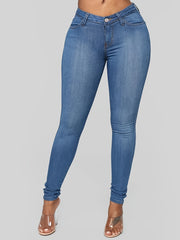 High Rise Slim Fit Stretchy Skinny Jeans