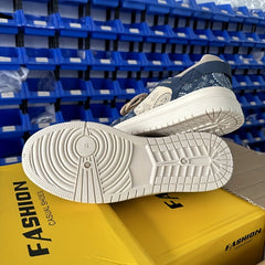 Men's Casual Sneakers Block Comfy Walking Shoes