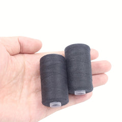 2pcs 500m Polyester Sewing Thread Set, Strong & Durable, for Hand Machines