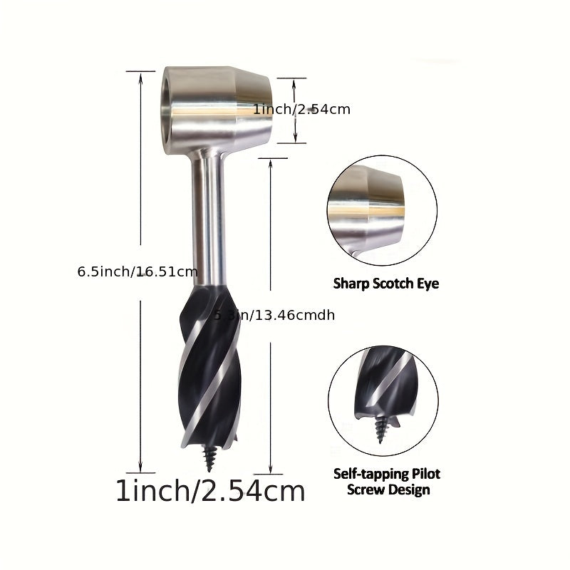 Portable Hand Auger Wrench for Camping and Outdoor Activities