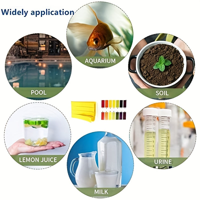 4pcs PH1-14 Litmus Test Paper for Saliva, Urine, Water & Soil