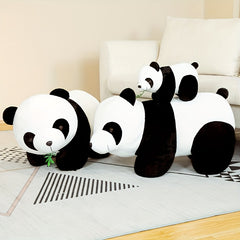 Adorable Panda Plush Toy Soft Stuffed Animal PP Material