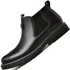 Men's Slip On Chelsea Boots Outdoor Anti-skid Rubber Sole Boots