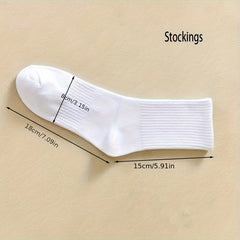 3 Pairs Comfortable Mid Length Sports Ankle Socks