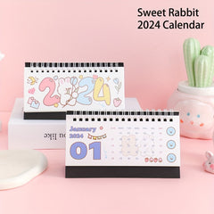 Cartoon Desk Calendar - October to December - Planning & Organizing Schedule
