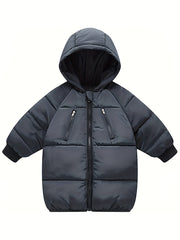 Boys Winter Hooded Puffer Coat Warm Jacket