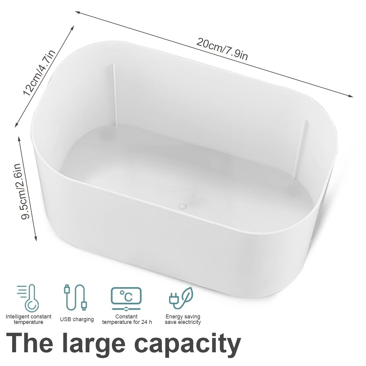 Portable USB Baby Wipe Heater 40-60 Degrees Temperature Control