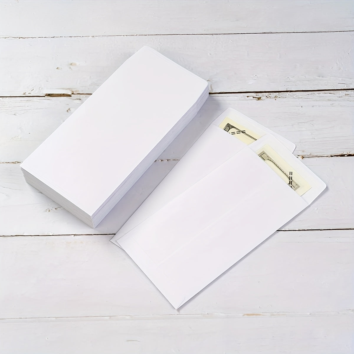 100 Packs Cash Envelopes 7 Coin Envelopes Self Seal For Money Saving