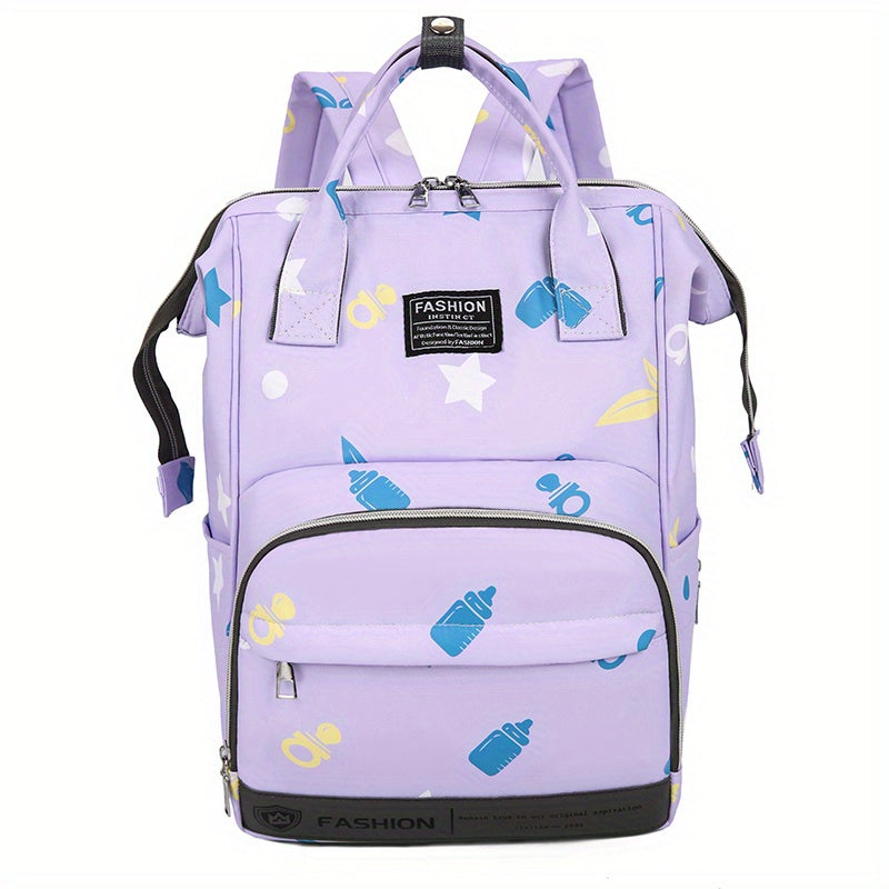 Printed Mommy Bag Large Capacity Diaper Bag