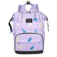 Printed Mommy Bag Large Capacity Diaper Bag