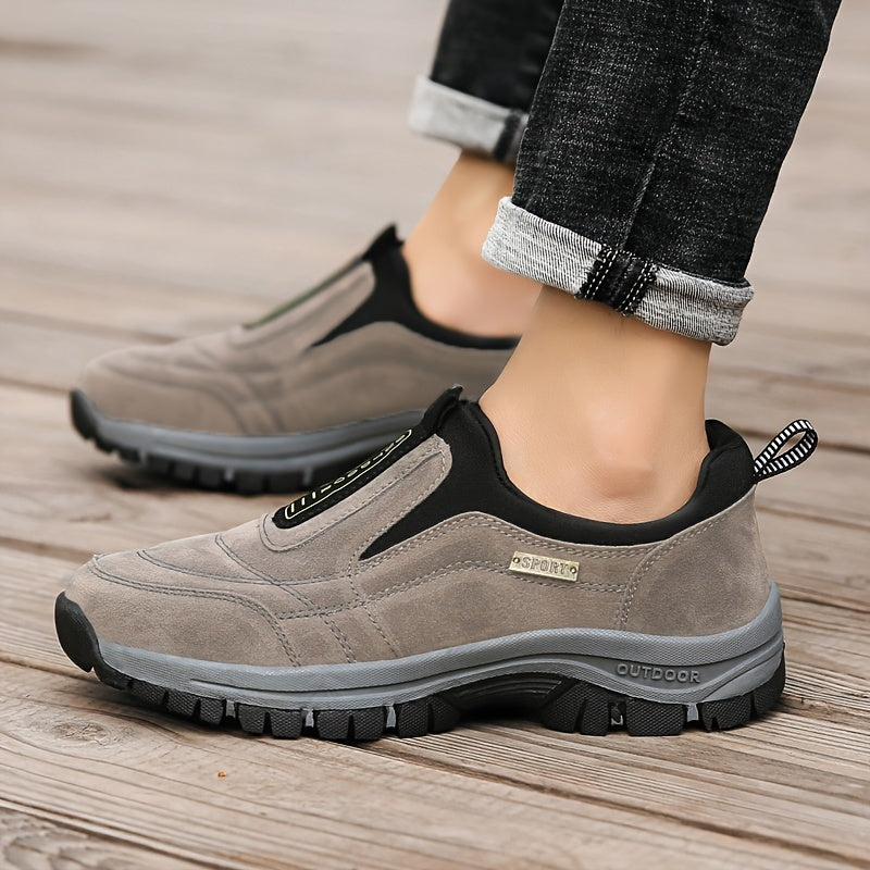 Men's Lightweight Slip On Hiking Shoes Non Slip Outdoor