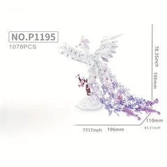 1000 pcs Phoenix Fire Advanced Building Blocks Set