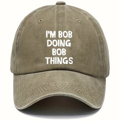 Retro Letter Print Baseball Cap Sun Protection Golf Hat