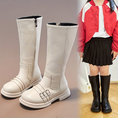 Girls' Lightweight Non Slip Boots with Zipper