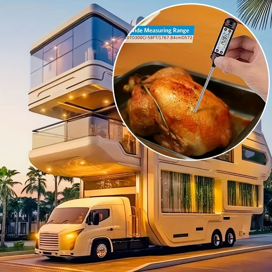 Instant Reading Meat Thermometer Digital Probe Milk Liquid