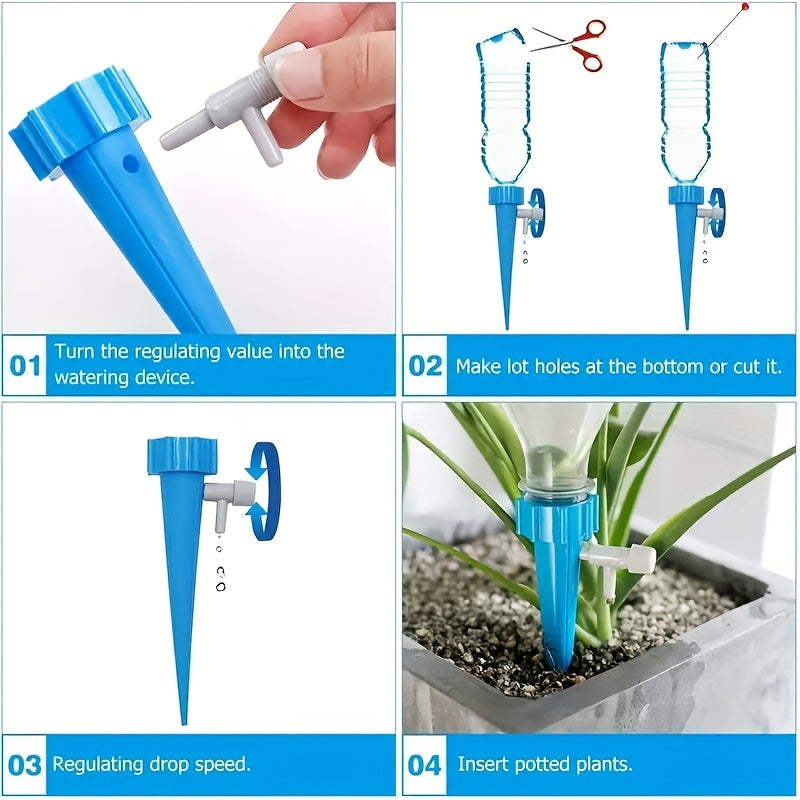 20pcs Drip Irrigation System For Plants Flower Greenhouses Gardens