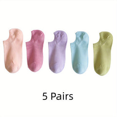 10 Pairs Soft Lightweight Ankle Socks Women's Stockings