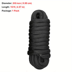 2Pack Double Braid Nylon Boat Dock Lines 25 Loop Marine Rope