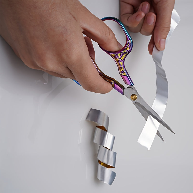 Plum Vintage Stainless Steel Household Scissors