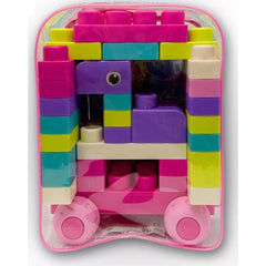 50 Pcs Soft Silicone Building Blocks Toy for Kids DIY Bricks