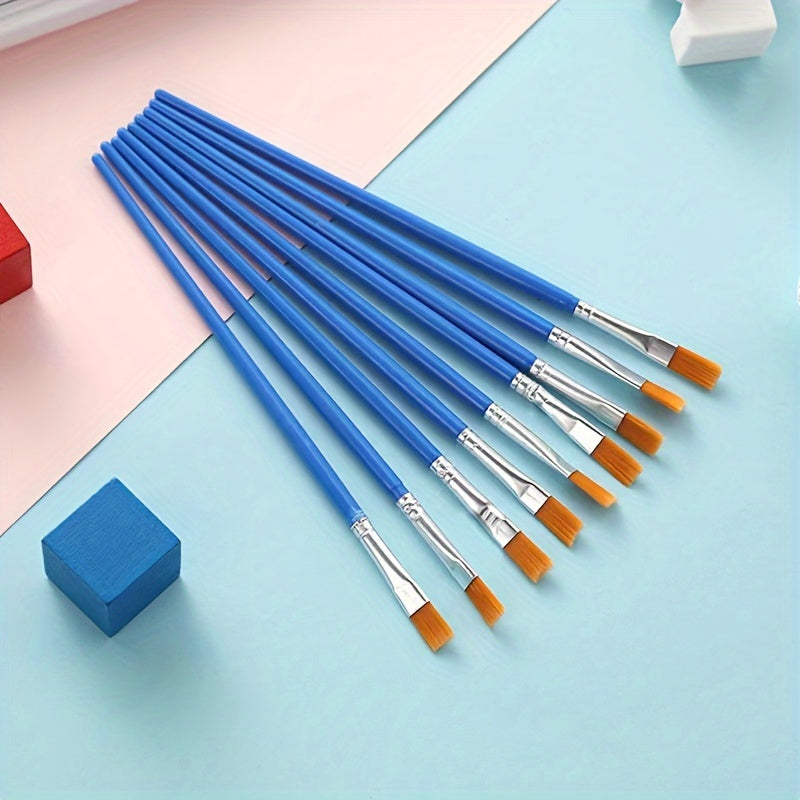 Plastic Rod Painting Pen Hook Line Pen Flat Head Brush Pigment Pen 2 54 Cm
