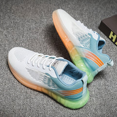 Men's Lace up Cushioned Sneakers Athletic Shoes