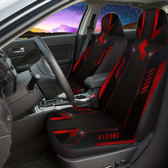 Stylish Horse Print Car Seat Cover - Elegance for Your Ride