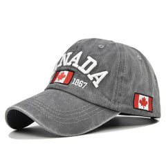 ANADA Embroidered Maple Leaf Baseball Cap Sun Hat