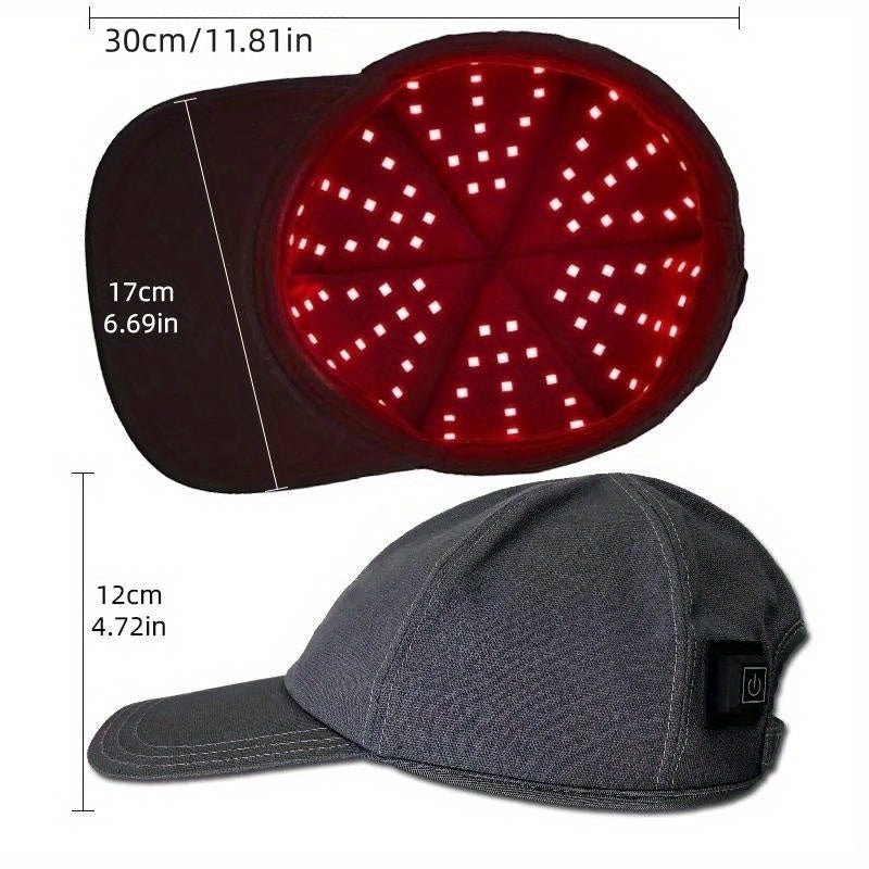 Hair Thickening Cap Full Scalp Hair Care Increase Hair Density Hair Care Red Cap