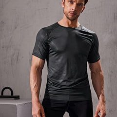 Men's Short Sleeve Sports T-shirt for Fitness