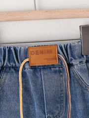 Toddler Girl's Denim Skirt With Pockets
