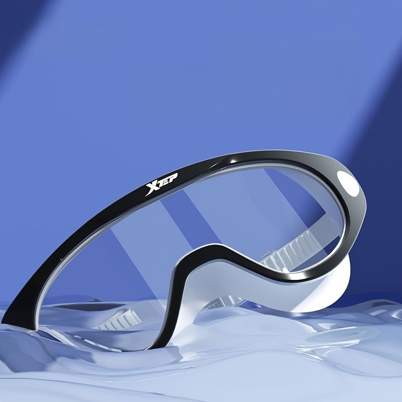 HD Waterproof Anti-fog Swimming Goggles Large Frame