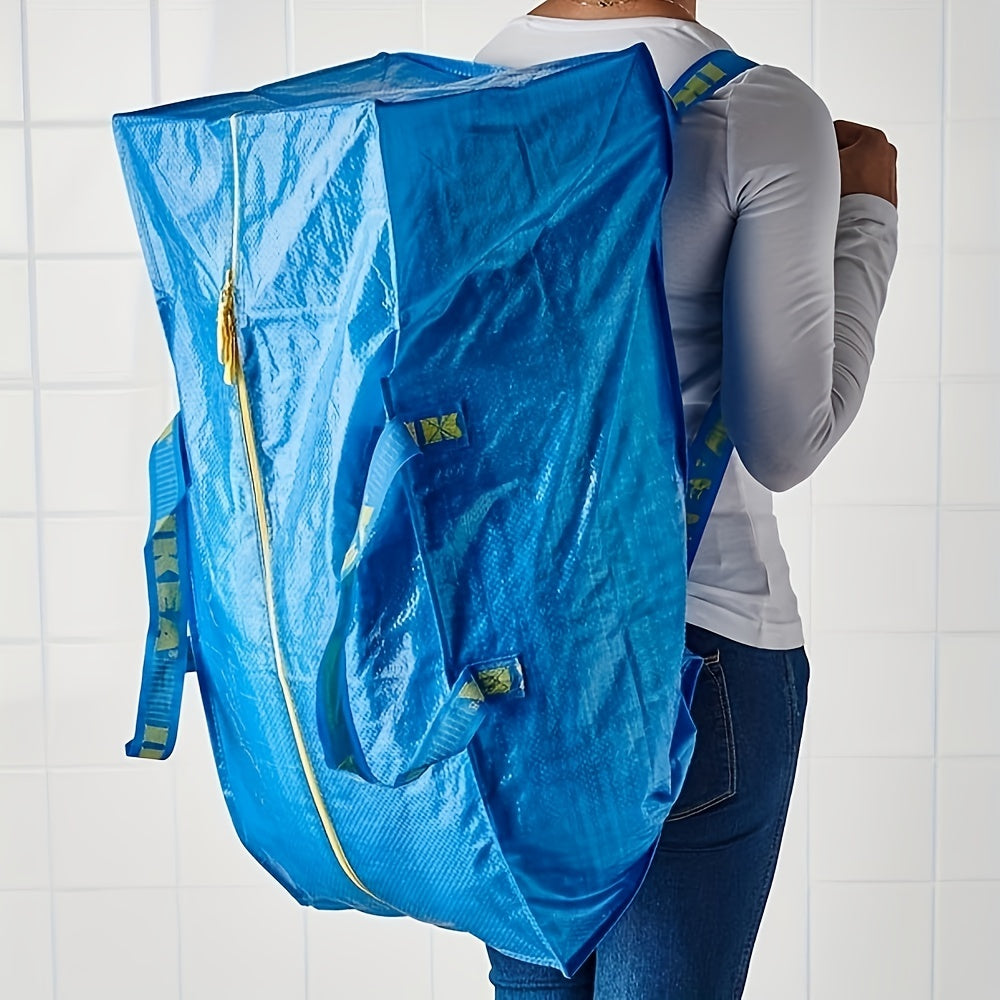 76L Large Capacity Moving Quilt Packing Bag PE Cloth Storage Bag