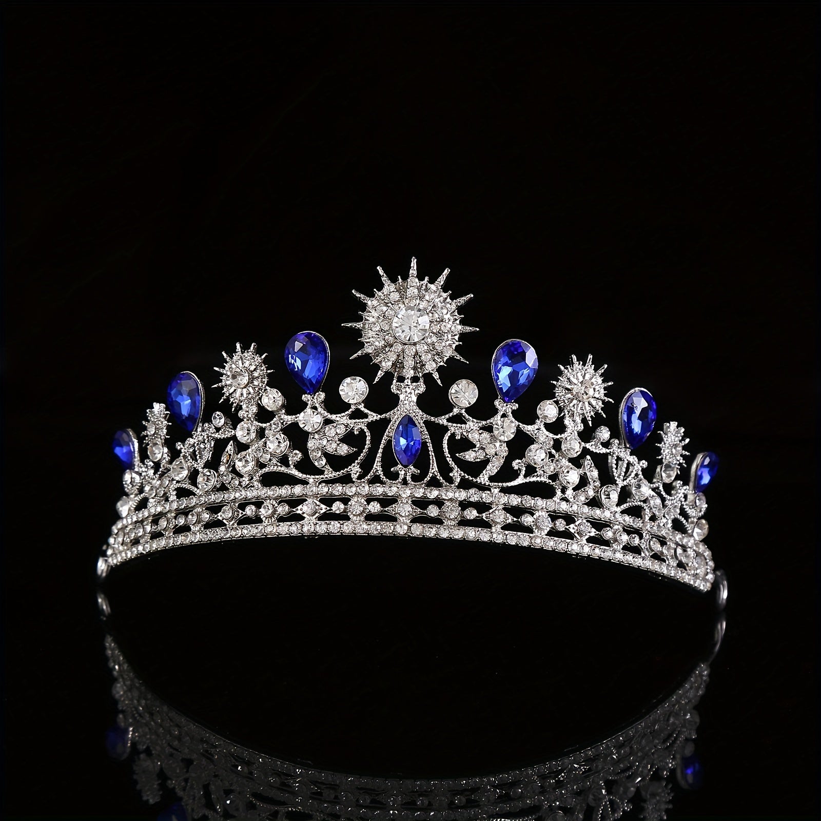 Bridal Rhinestone Crown Headband Wedding Hair Accessories