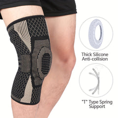 Copper Ionic Silicone Patella Protector Knee Pad for Outdoor Sports