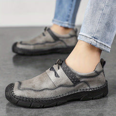 Men's Leather Loafer Shoes Lightweight Business Office Non Slip Shoes