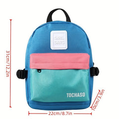 Kids Contrast Backpack Outdoor Small Backpack