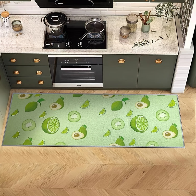 Light Kitchen Floor Mat Absorbent Non-slip Runner Mat