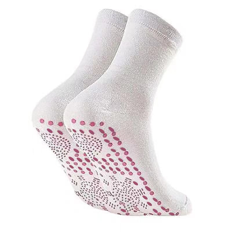 Winter Heated Socks Self Heating Foot Massage Women's Stockings