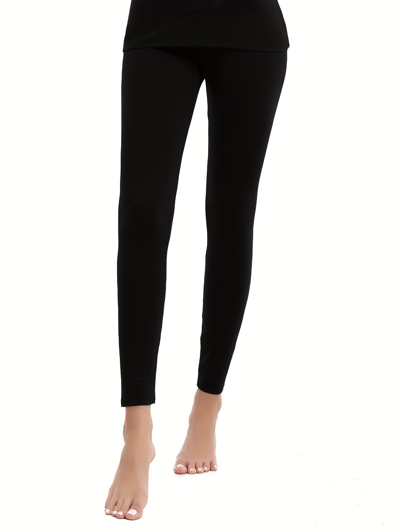 Soft Thermal Pants Comfy Slim Tights For Winter Women