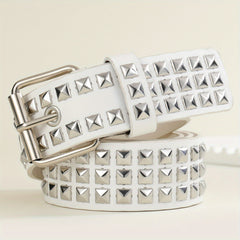 Rivet Pin Buckle Style Belt Punk Belt For Men