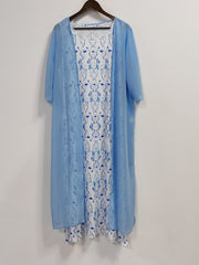 Women's Plus Tank Dress & Cover Up Set