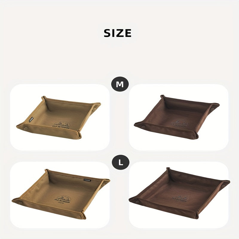 Portable Folding Camping Tray Square Storage Box