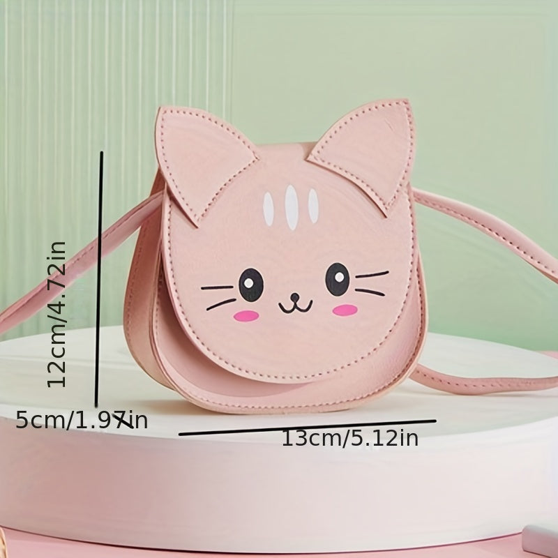 Girls Cat Crossbody Bag For Kids Children