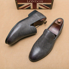 Men's Slip On Formal Shoes Non Slip Smart Casual Shoes