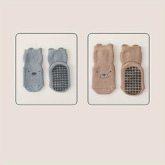 Baby Non Slip Socks Toddler Ankle Socks with Grips